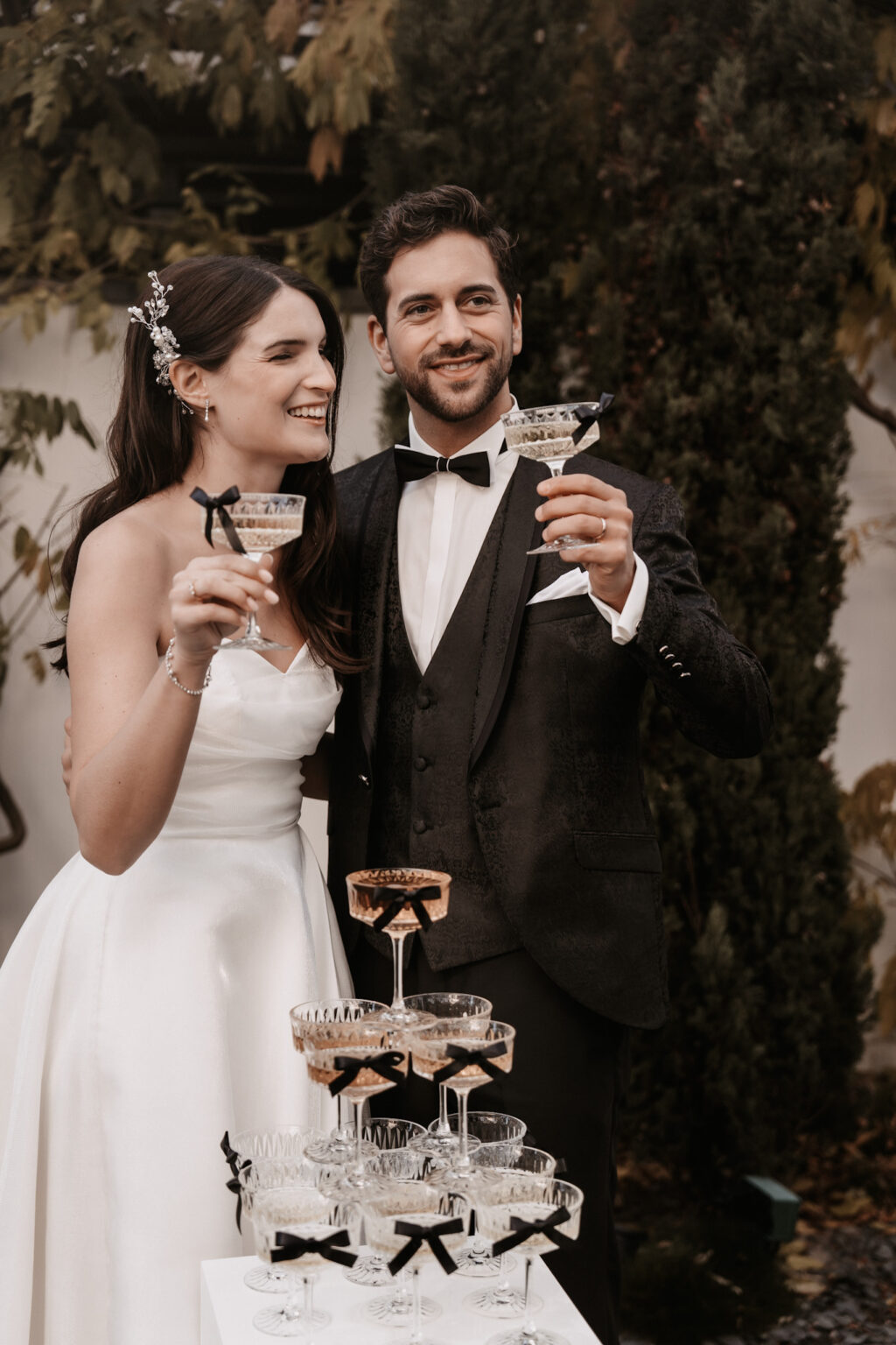 Elegante Hochzeitsfeier mit Brautpaar auf Rügen - Hochzeitsplanerin Mandy Knebusch