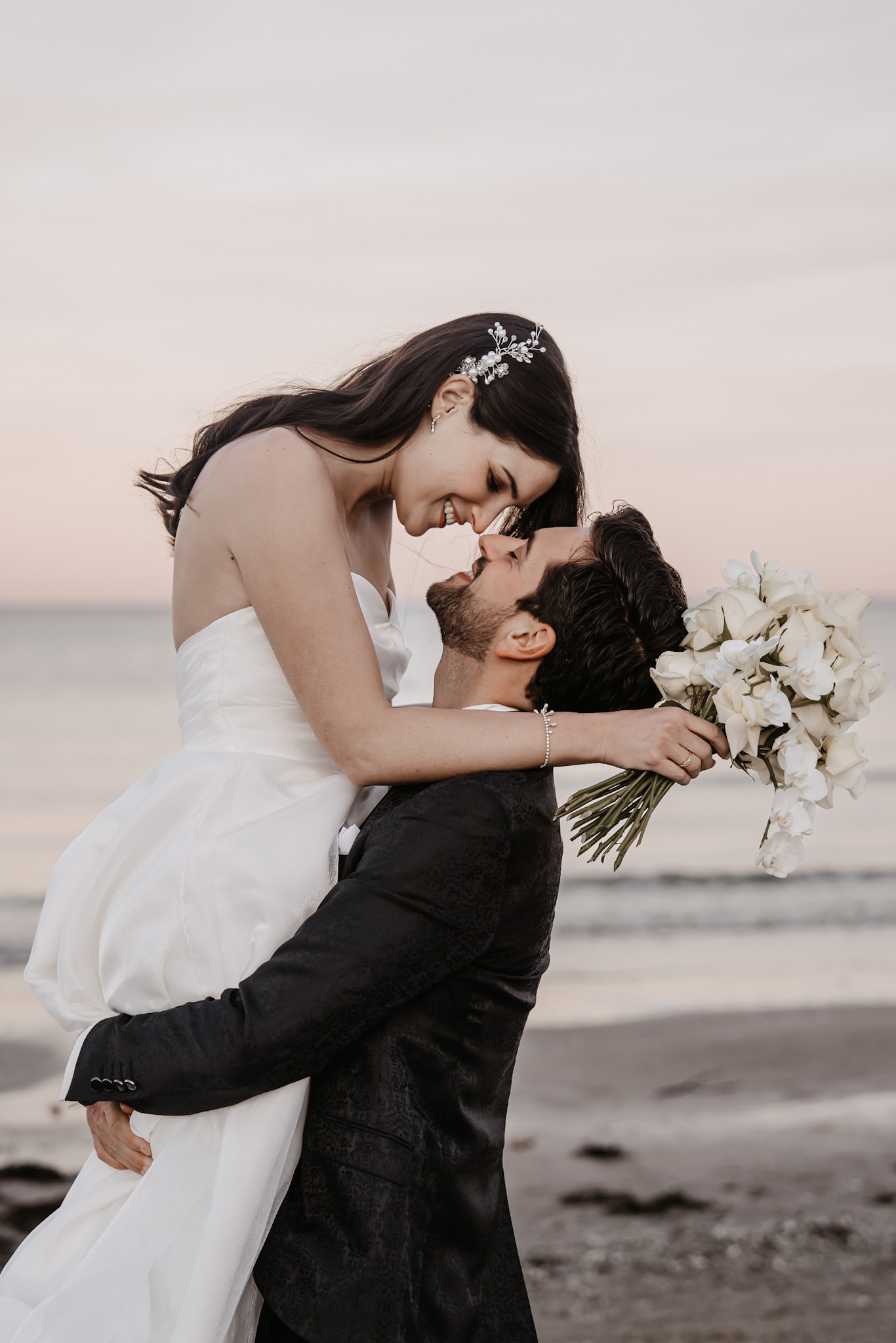 Hochzeitsfotoshooting am Strand von Rügen - Wedding Planner Mandy Knebusch