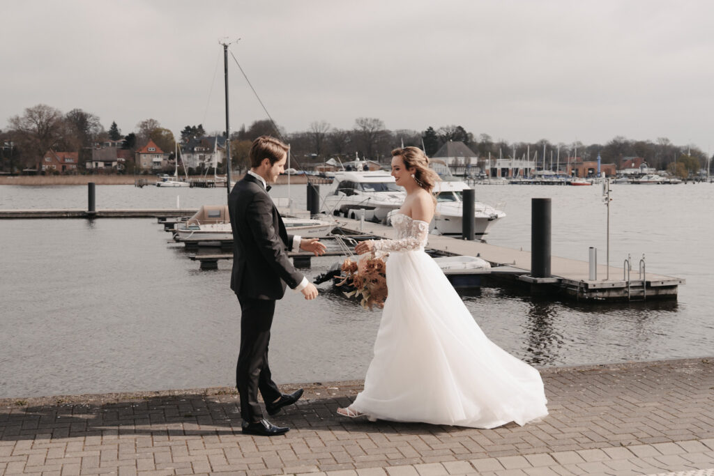 Hochzeit am Hafen an der Ostsee - Wedding Planner Mandy Knebusch