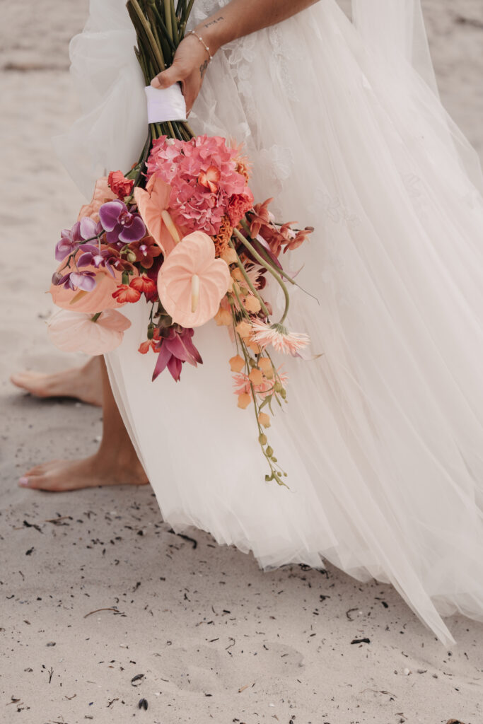 Floristik für Strandhochzeit an der Ostsee, Wedding Planner Mandy Knebusch